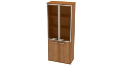 Wide cupboard with glass 800x400x2020mm (WxHxH) 407.107