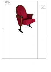 Armchair, brand "Orpheus", size: 550*740*980 mm (W*H*H), seat cushion thickness 140 mm