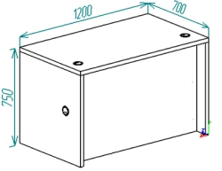 Desk 1200