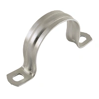 Double-sided pipe holder SK SDL 00-00, with pipe diameter from 8,0 mm to 65 mm, steel, hot-diffusion galvanised.