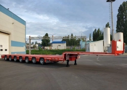 Semi-trailer TSR 7S0U4N without hydraulic mechanisms with Cordiant Professional TR-1 235/75R17,5 143/141 J tyres, with disc whee