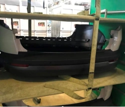 Rear bumper sidewall left painted Skoda Karoq art. 57R 807 983 ???/ Rear bumper side panel right painted Skoda Karoq