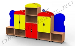 Children's slide (toy wall)