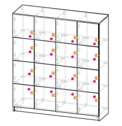 Cellular cupboard SHYA13