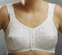 Bra for fixation of breast exoprosthesis LF-46k