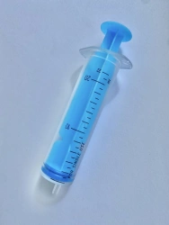 Single-use 3-piece sterile injection syringes in version 20 B "Luer" without needle