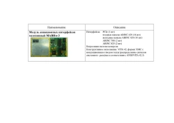 Mezzanine aviation interfaces module MAVIM-3