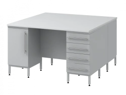 High island table on pedestals 1500 SOTL in