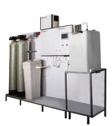 Autonomous station for disinfectants production
