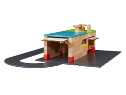 Magnetic wood construction set WOODBLOCKS. Transpark 4in1 (107 pieces)