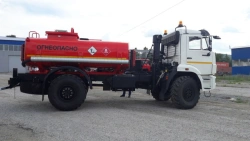 Tank truck for transportation of oil and oil products ACN 4671P4-10 on chassis Kamaz 43502-D5