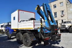 Special shift truck with CMU produced by INMAN JSC, on URAL 4320-1951-60; 4320-1951-62; 4320-1951-70; 4320-19 chassis.