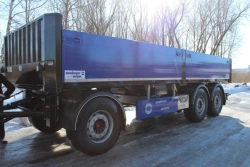 Flatbed flatbed trailer triaxial MAP-360