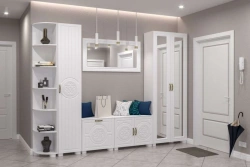 Wooden hallway furniture: Customised hallways