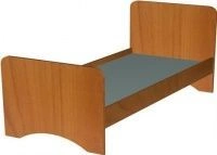 Wooden bed