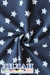 Cotton knitted fabric (100% cotton) smoothly dyed, printed: ribana