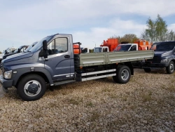 Trucks with spark ignition (flatbed), with tachograph, type 47122, modifications 47122C on the base of GAZ chassis,