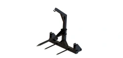 Replacement working device for SNU-550 universal mounted loader-loader: device for loading bales and containers