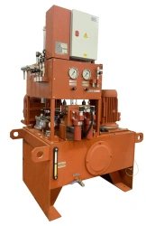 Block of oil supply for regulation system