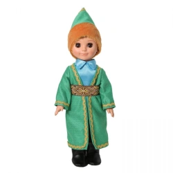 Plastic doll Boy in Bashkir costume 30 cm, B3913