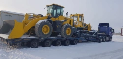 Semitrailer Novus Trailer 98776 (pneumatic suspension of all axles, service braking system with ABS (EBS), with sliding cones)