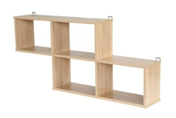 Hinged shelf