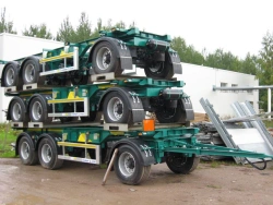 Three-axle container trailer MAW-342
