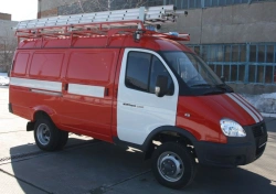 Emergency rescue vehicle ACA on chassis GAZ 3302 (modifications of chassis, base vehicles 3302, 330202, 33023, 330)