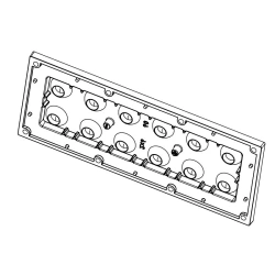Lens for LED luminaires AMT-HB-173x70-5050(12)-60