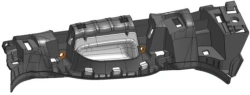 Left-hand cabin handle assembly 96863547BJ