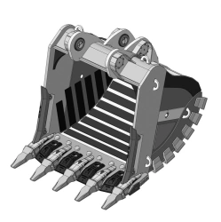 Heavy duty rock bucket RDX-83.23-M2