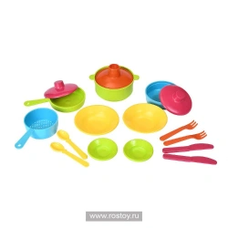 Toy Table Set Shchi da gruel / 17 items