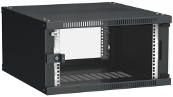 LWE5-06U67-GF ITK LINEA WE 6U 600x650mm glass door black