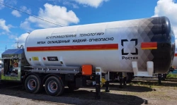 Cryogenic mobile fueling complex for liquefied natural gas KMTZK-18 (20)
