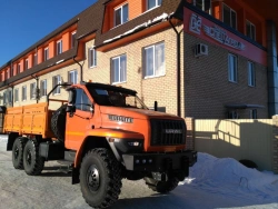 Flatbed truck model 545313 on chassis URAL 4320-1151-61,-63,-71,-73,-75,-77; 4320-1951-60,-62,-70,-72,-74,-76; 4320-4151-79; 432