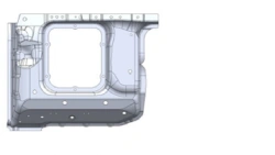 Left front panel A9606250407