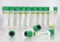 Vacuum tubes "Acti-Fine" for venous blood sampling with lithium heparin gel, size 13x75 mm, volume: 1,0 ml.