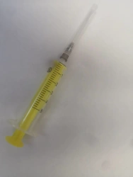 Injection syringe single use sterile two-detailed 5A "Luer" complete with needle injection 0,7x40