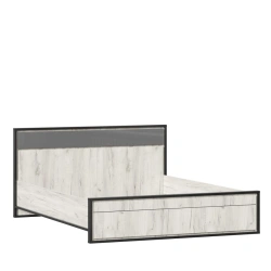 Techno LD.678140.000 Bed 1600 (Oak Kraft White/Slate Grey )