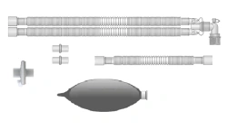 Respiratory devices for joint use with anaesthetic and resuscitation equipment, version: p