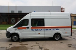Gas rescue AGS (NEXT) vehicle on GAZ C4 chassis (modifications of chassis, base vehicles C41R13, C41R33, C42R33)