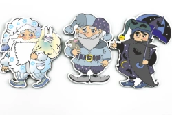 Set "Gnomes" (colours: white, grey, black) (m)