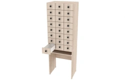 File cabinet with 24 drawers 580x420x1734mm (WxHxH)