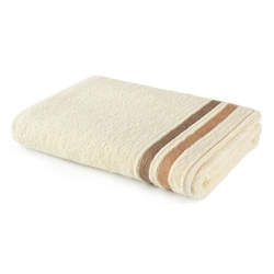 Terry towel smooth dyed Aquarelle Iceland vanilla 40x70cm