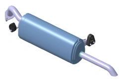 Rear silencer assembly for vehicle type HCR, FB Part No. 28710-H5100