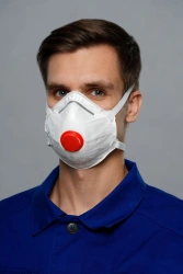 Filtering half-mask for protection against aerosols - respirator "SPIRO-313 E" FFP3 R D