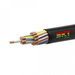 Control cable, not propagating combustion, with reduced smoke and gas emission, mark KVVGng(A)-LS, for nominal AC