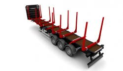 Semitrailer of modification TY-453 (without crane mechanism), pneumatic tyres 385/65 R22.5x11.75; 385/55 R22