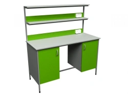 Laboratory 2-tumbent table with extension and sink LSCN-2