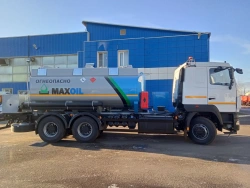 Tank truck ??-12, type TM264010 (modification 4693D2) on chassis MAZ 5N33